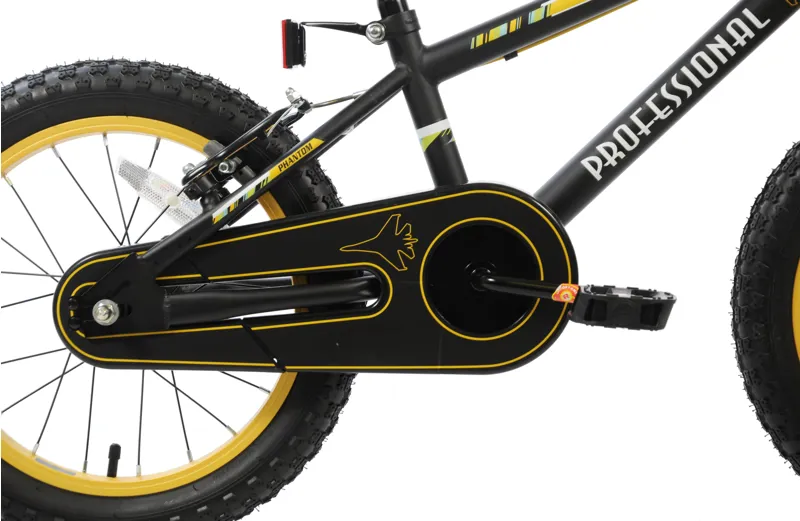 Professional Phantom 16 Inch Wheel Kids Bike Black-1